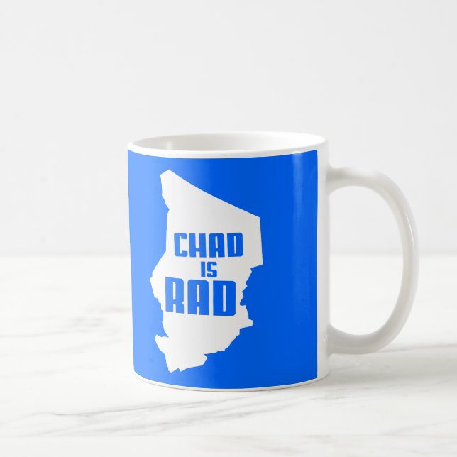 Mug Le Tchad est rad (solide) (Droite)