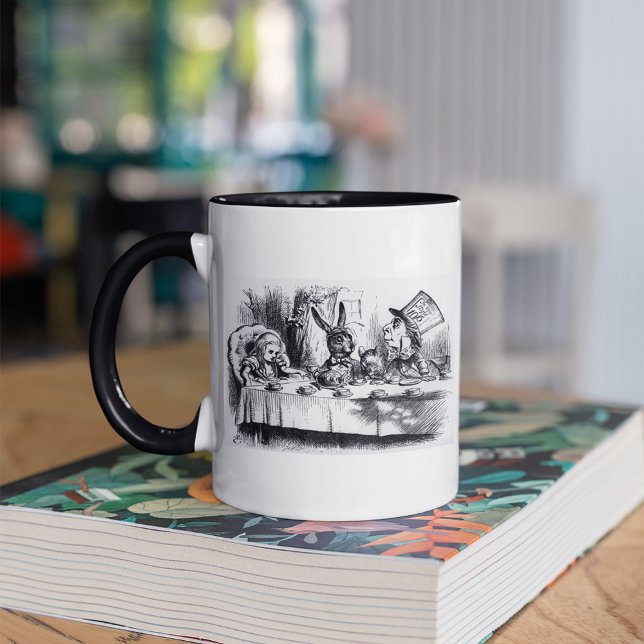 Mug Le Tea Party de Mad Hatter (Mug on table)
