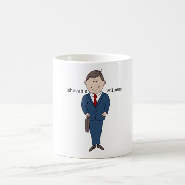 Mug Le témoin de Jéhovah avec le titre (Centre)