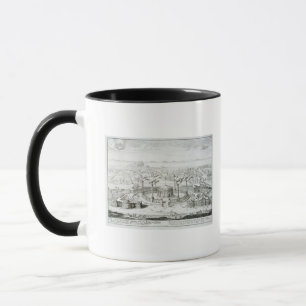 Mug Le temple copié d'une conception sur une médaill