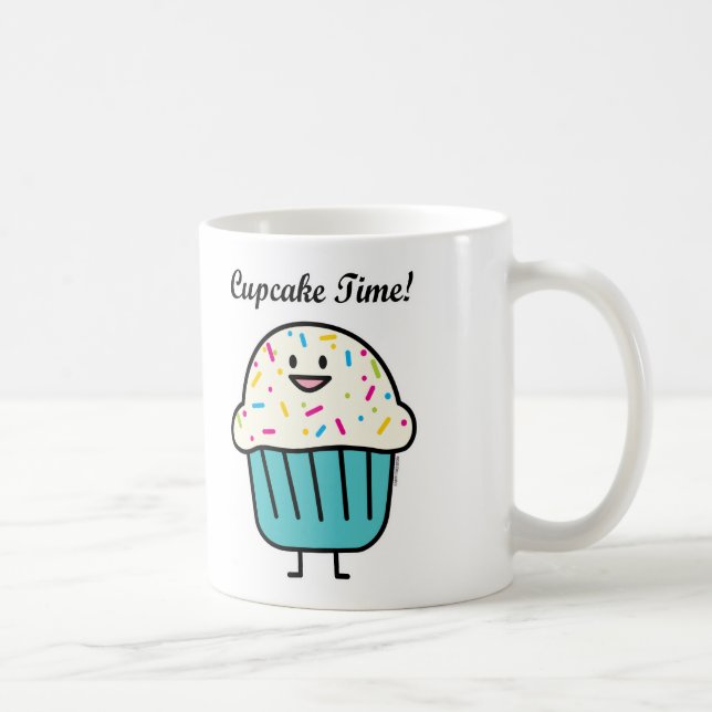 Mug Le temps de petit gâteau avec arrose le fondant (Droite)