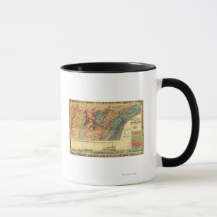Mug Le Tennessee, le Mississippi, l'Alabama et la