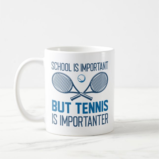 Mug Le Tennis Est Important (Gauche)