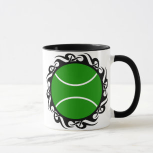 Mug le tennis. tribal.