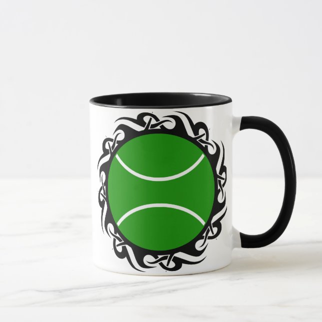 Mug le tennis. tribal. (Droite)