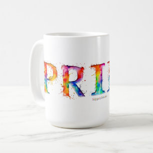 Mug Le texte coloré et créatif de SlipperyJoe sur le t