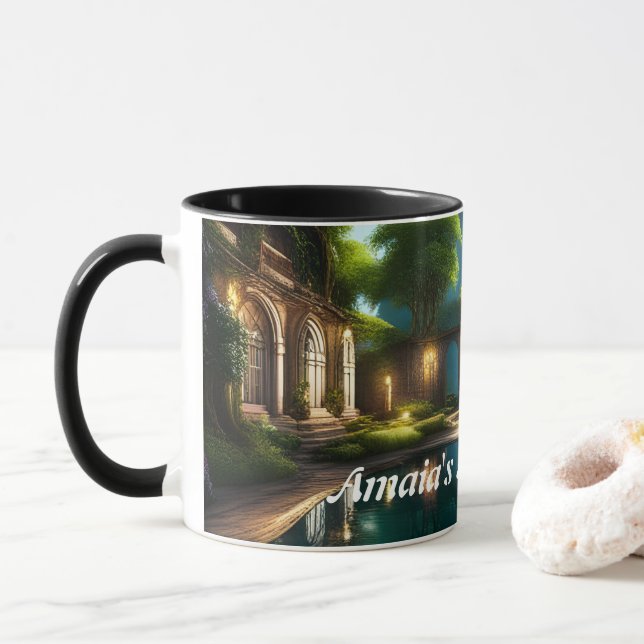 Mug Le thé du matin d'Amaia (Avec donut)