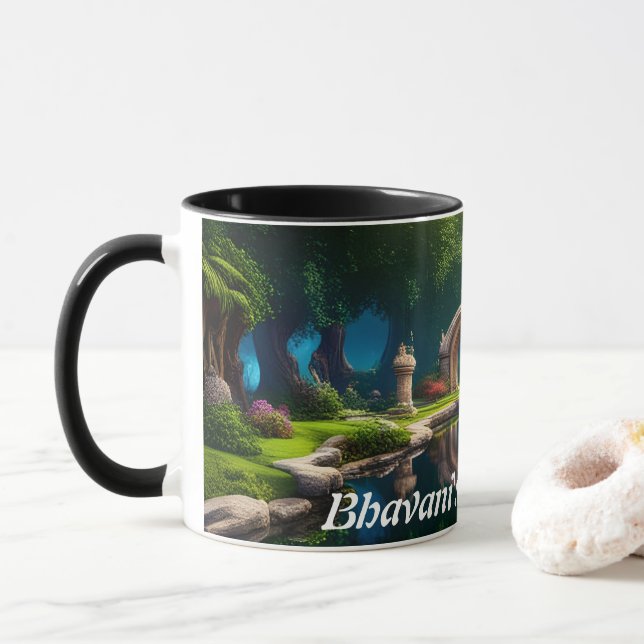 Mug Le thé du matin de Bhavani (Avec donut)