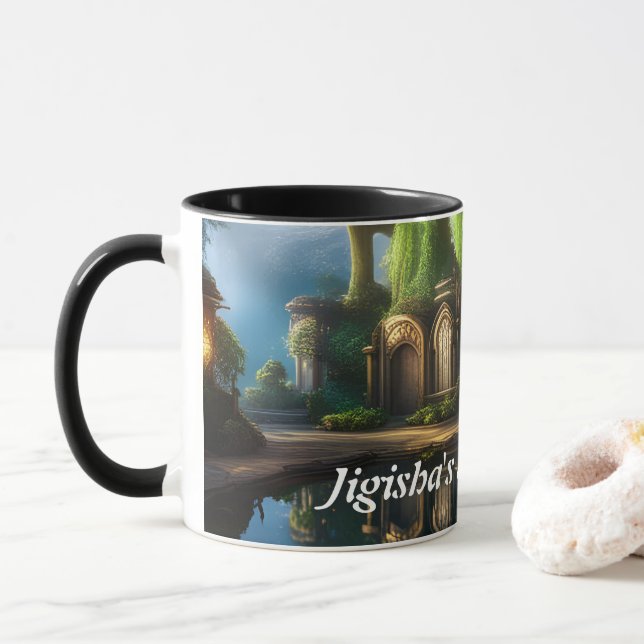 Mug Le thé du matin de Jigisha (Avec donut)