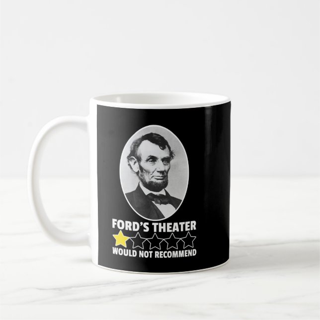 Mug Le Théâtre Ford ne recommanderait pas 1 Étoiles Ab (Gauche)