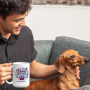 Mug Le thème du père du chien personnalisé