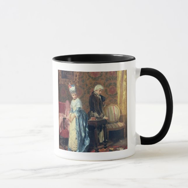 Mug Le tiff des amants, 1872 (huile sur le panneau) (Droite)