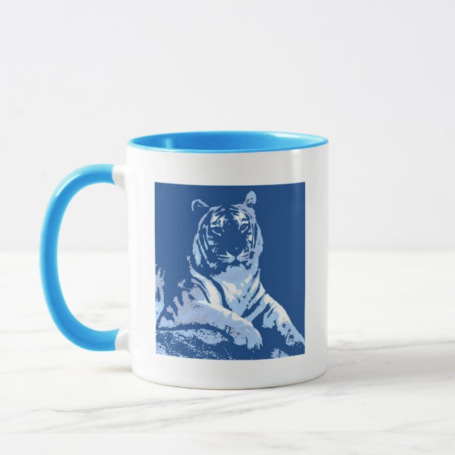 Mug Le tigre bleu (Gauche)