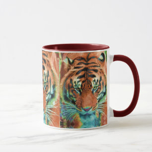 Mug Le Tigre Sauvage Reflet Big Cat Wildlife Art