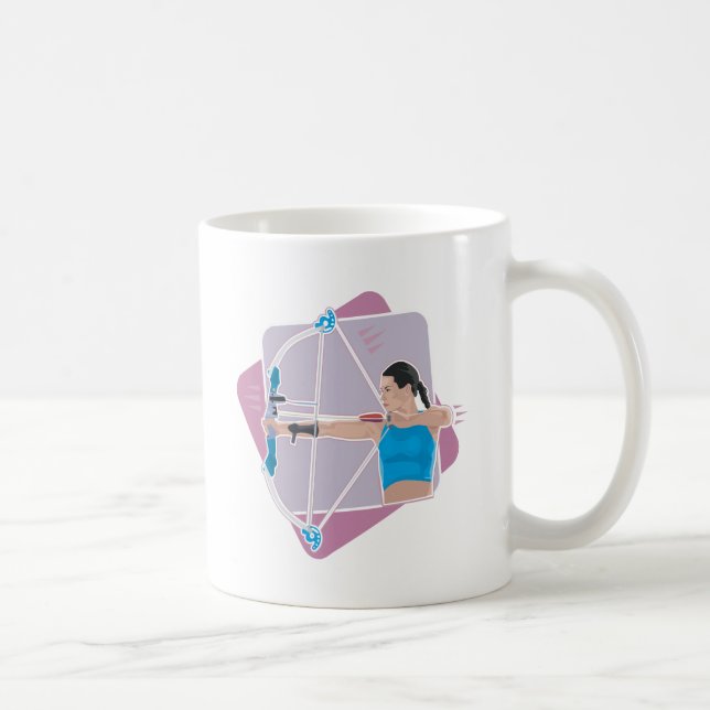 Mug Le tir à l'arc des femmes (Droite)