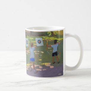 Mug Le tir à l'arc pratiquent la France