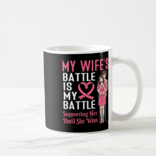 Mug Le titre de ma femme est le cancer du sein qui sou