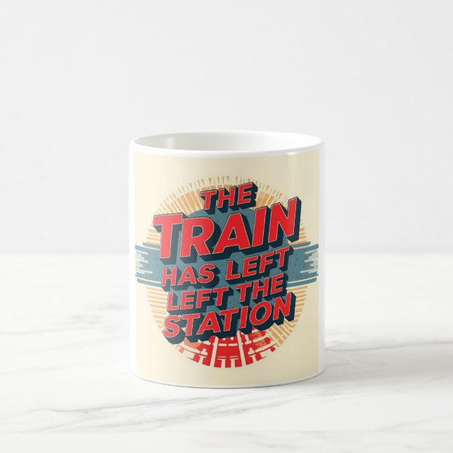 Mug Le train a quitté la gare (Centre)