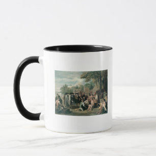 Mug Le Traité de William Penn avec les Indiens dedans