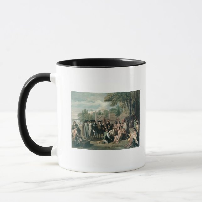 Mug Le Traité de William Penn avec les Indiens dedans (Gauche)