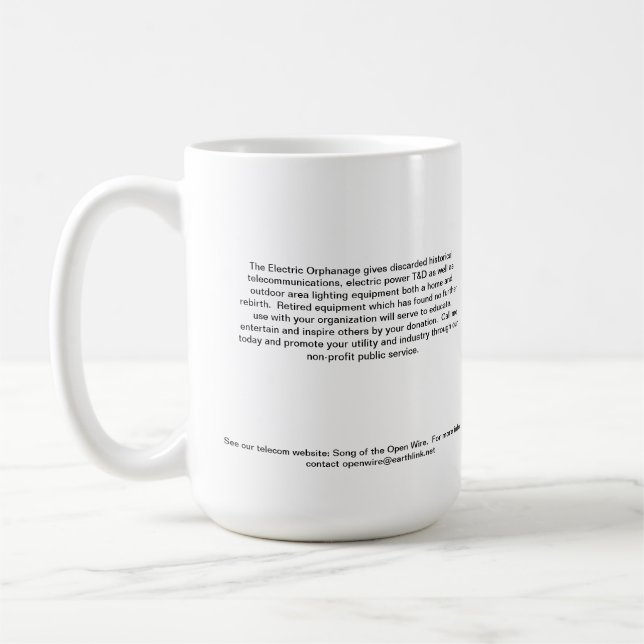 Mug Le "travail de neige " (Gauche)
