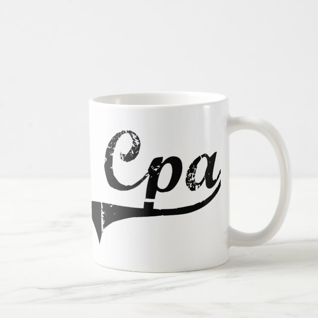 Mug Le travail de professionnel de Cpa (Droite)