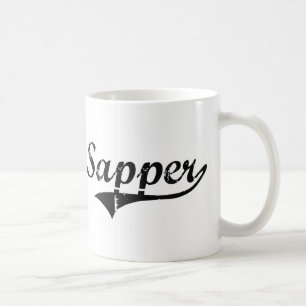 Mug Le travail de professionnel de soldat du génie
