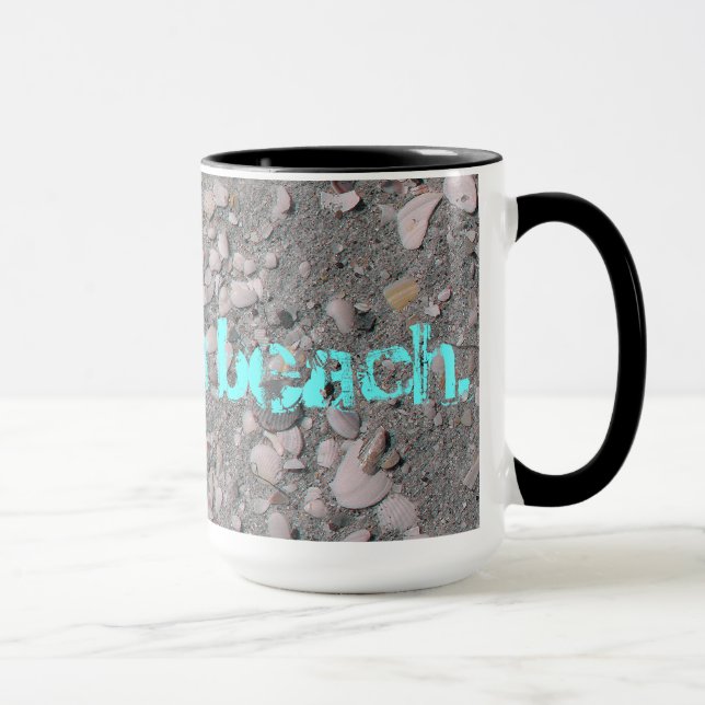 Mug Le travail est une plage. (Droite)