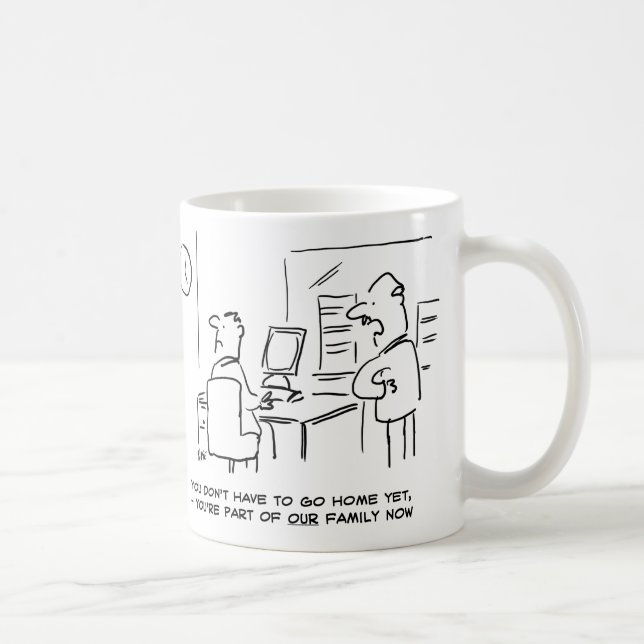 Mug Le travailleur a dit qu'il fait maintenant partie  (Droite)