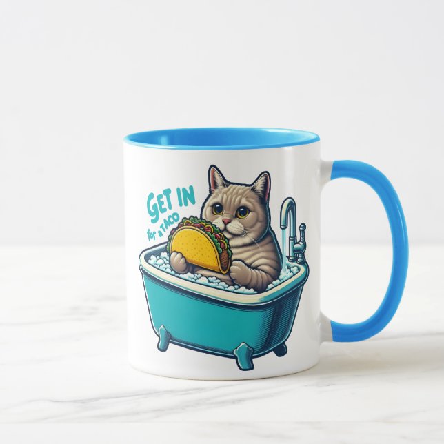 Mug Le Trempage de Taco Félin (Droite)