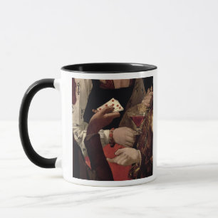 Mug Le tricheur avec l'as des diamants, détail de