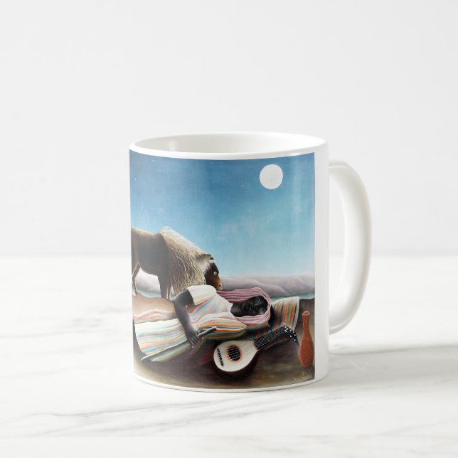 Mug Le Tsigane endormi, Henri Rousseau (1897) (Devant droit)