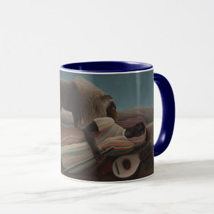 Mug Le Tsigane endormi par Henri Rousseau, Art Vintage