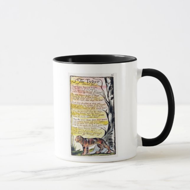 Mug "Le Tyger", plat 36 (Bentley 42) (Droite)