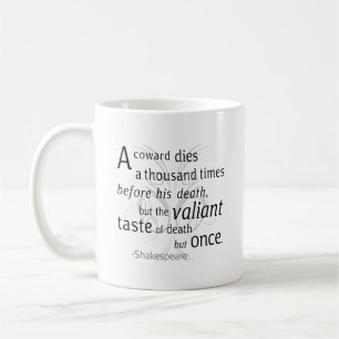 Mug Le Valiant meurt mais une fois Shakespeare