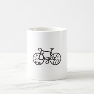 Mug Le vélo est amusant, le vélo est la vie