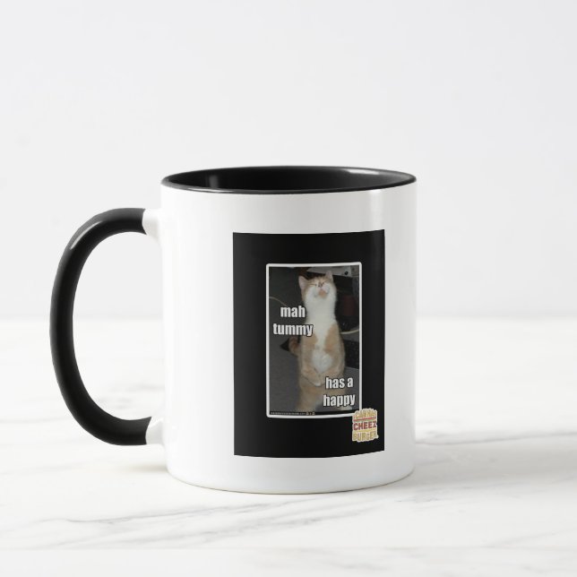 Mug Le ventre d'heure-milliampère a un heureux (Gauche)