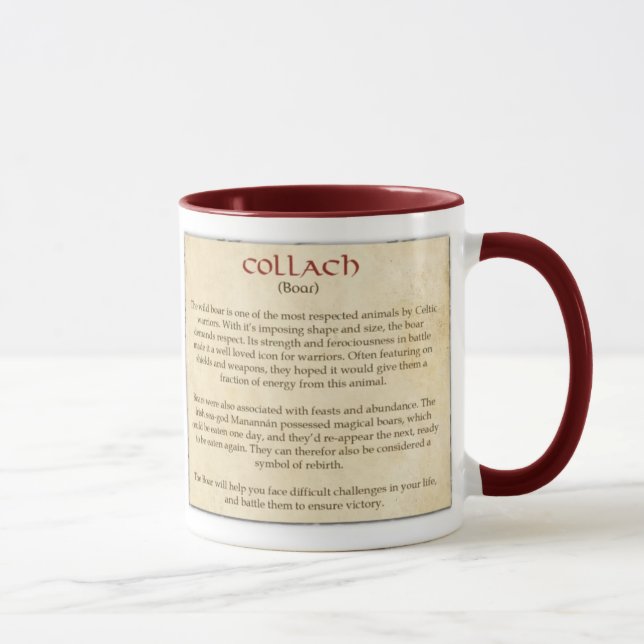 Mug Le verrat celtique (Droite)