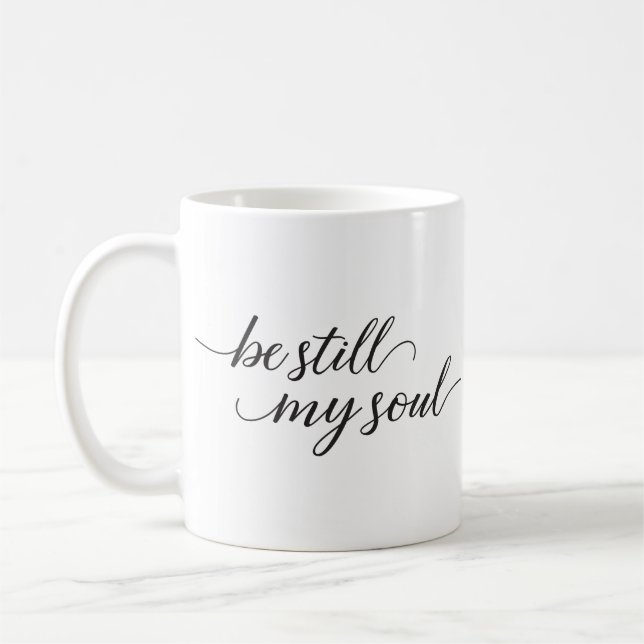 Mug Le vers chrétien | de bible soit toujours mon âme (Gauche)