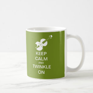 Mug Le vert de chaux gardent le scintillement calme