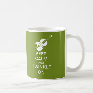 Mug Le vert de chaux gardent le scintillement calme