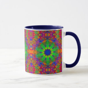 Mug Le vert de chaux orange et le pourpre tient le