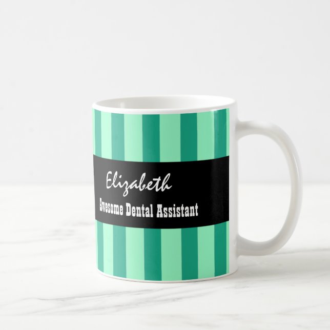 Mug Le VERT impressionnant d'assistant dentaire barre (Droite)