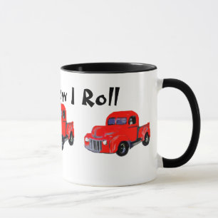 Mug Le vieux camion rouge ceci est comment je roule