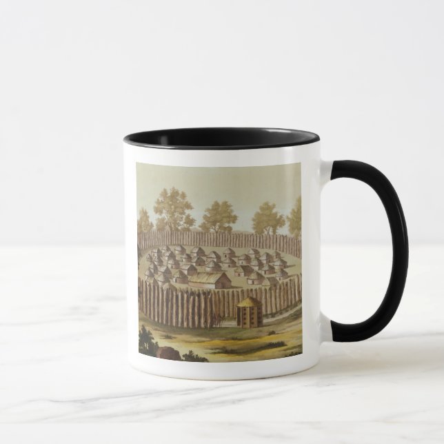 Mug Le village d'une tribu indigène en Floride, (Droite)