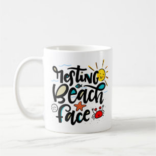 Mug Le visage de la plage