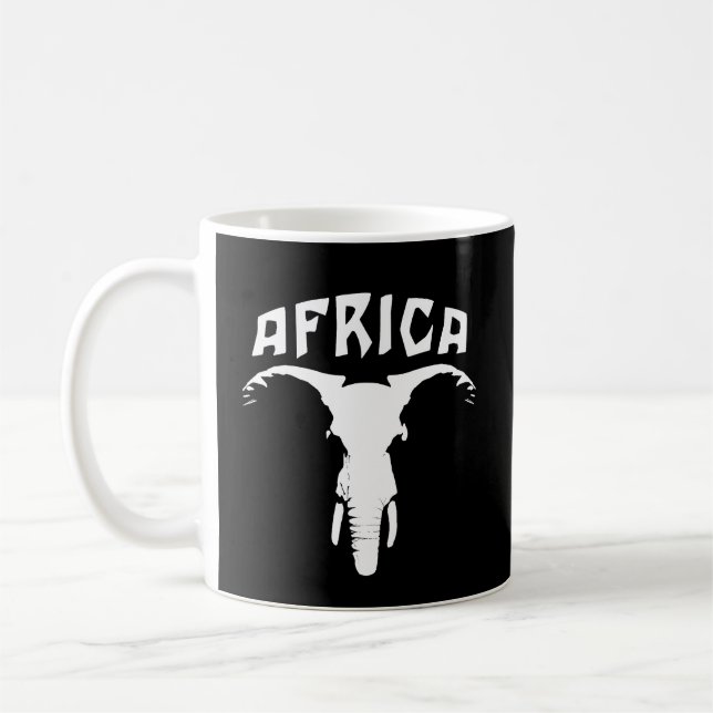 Mug Le visage des éléphants africains | Afrique (Gauche)
