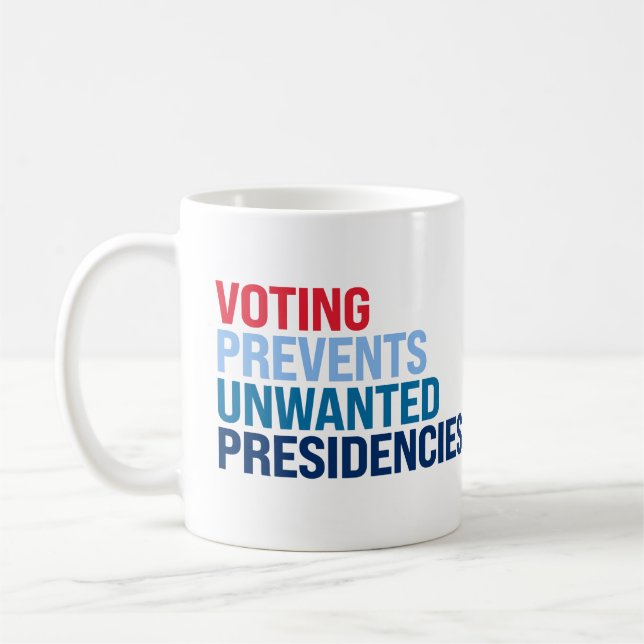Mug Le vote empêche les présidences indésirables (Gauche)