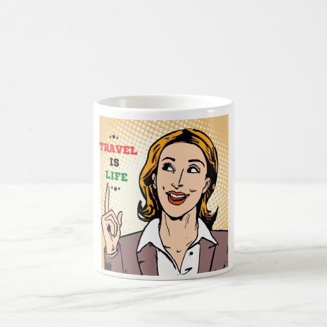 Mug Le Voyage, c'est de la boue de café (Centre)