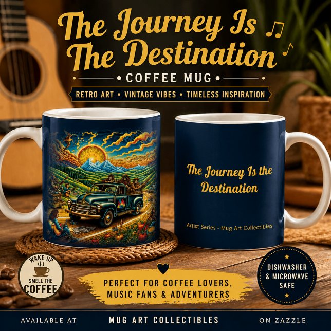 Mug Le Voyage Est La Destination (Créateur téléchargé)